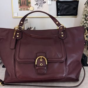 ✨COACH✨Burgundy Satchel